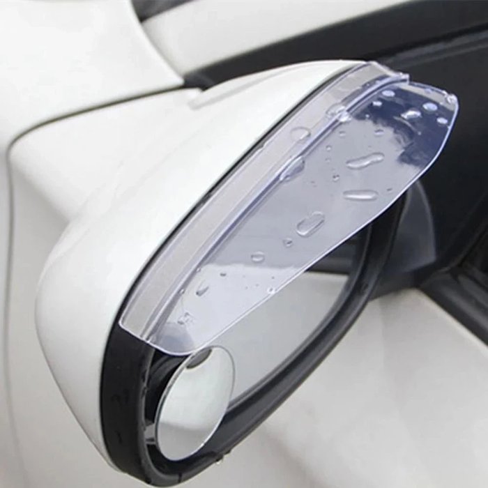2Pcs-Car-Rear-View-Mirror-Rain-Eyebrow-Visor-Help-Block-Rain-Maintain-A-clear-Rear-View