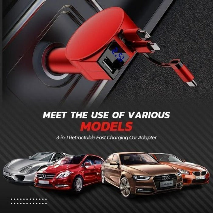 3-in-1-Retractable-Fast-Charging-Car-Adapter