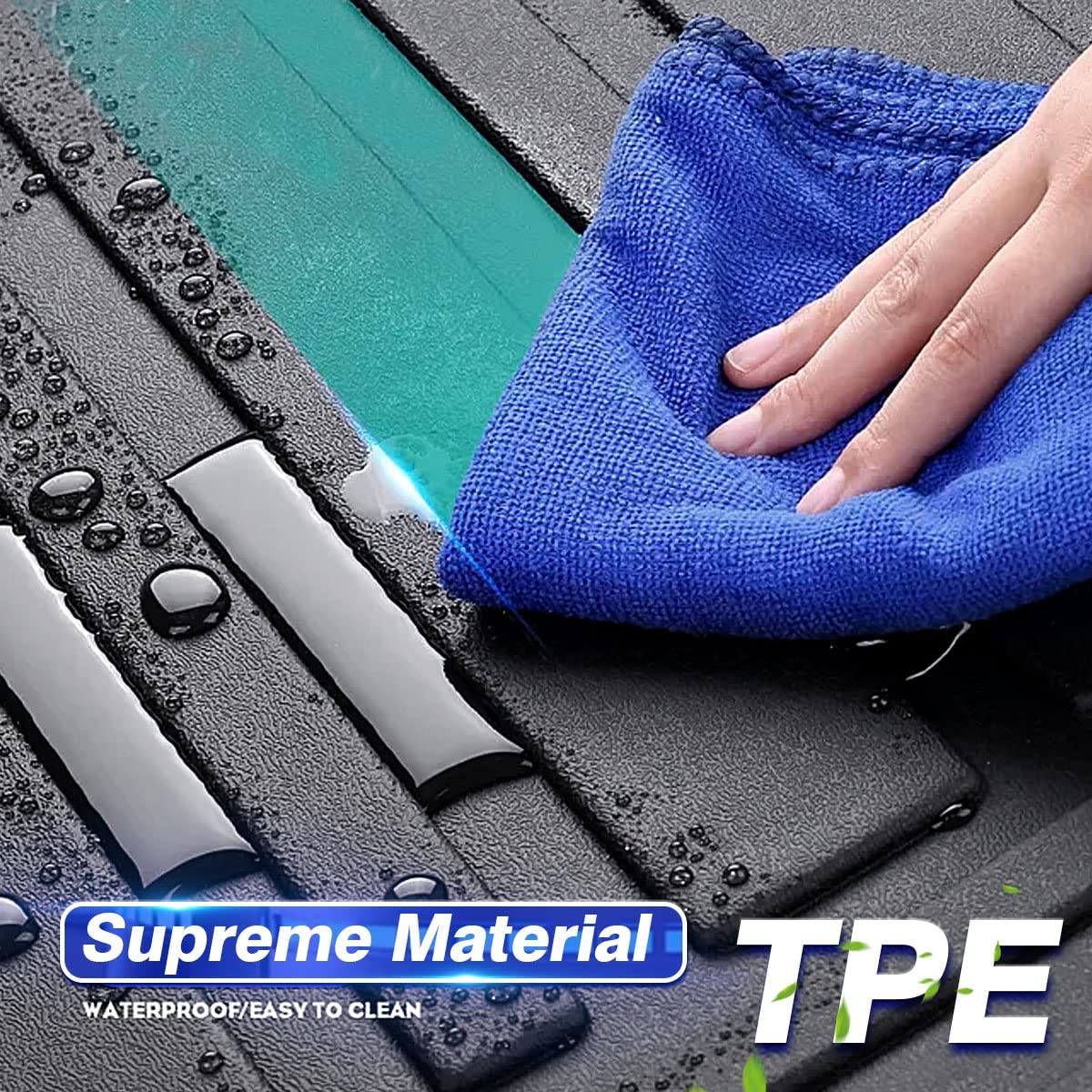 TPE all weather floor mat/liner for Toyota Prius 30
