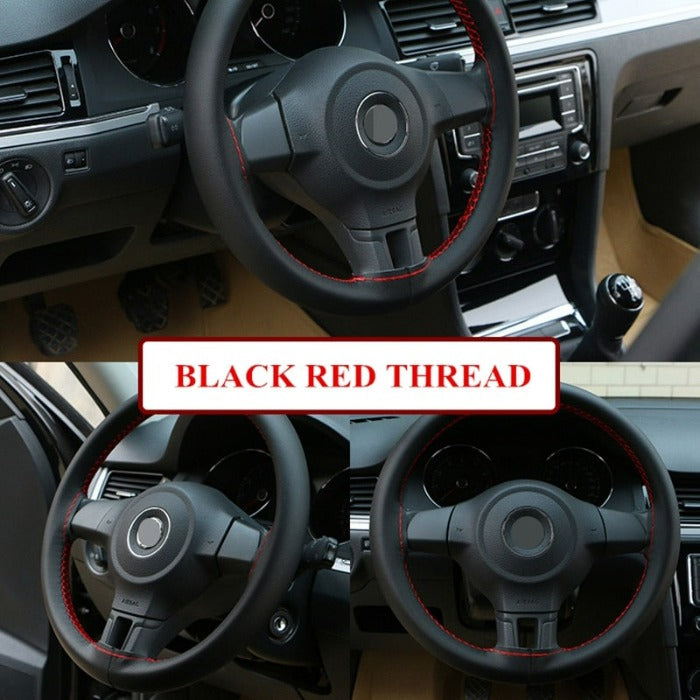 Braid-On-Steering-Wheel-Car-Steering-Wheel-Cover-With-Needles-and-Thread-Artificial-Auto-Car-Accessories
