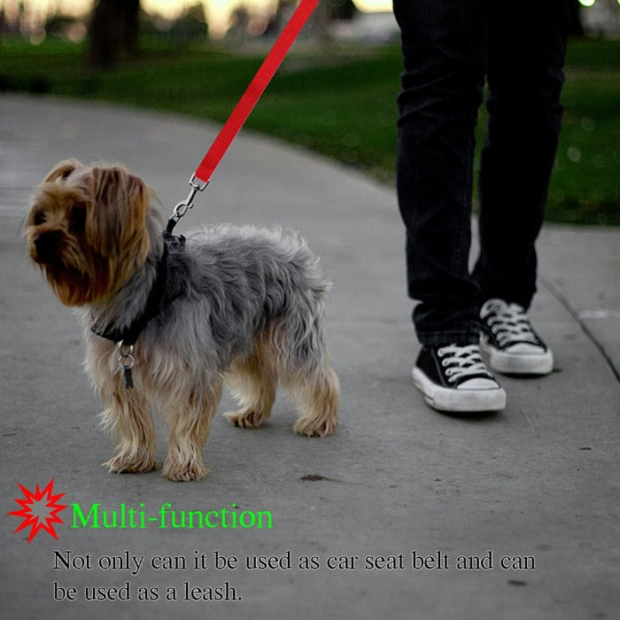 Pet-Dog-Adjustable-Travel-SEAT-BELT-Car-Safety-Harnesses-Lead-Restraint-Strap