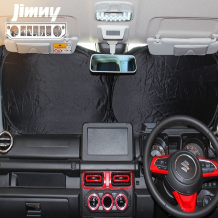 Heatshield/windshield-shade-for-Jimny