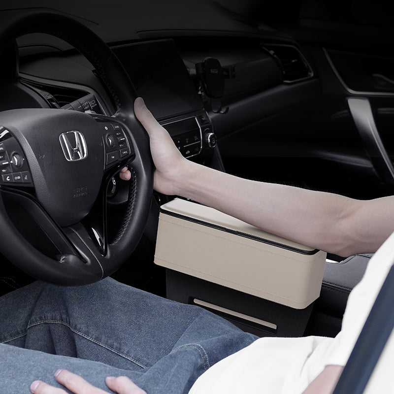 Car Armrest Seat Gap Storage Box with lid