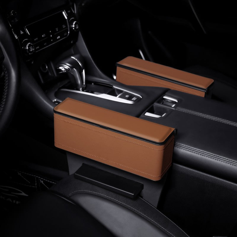 Car Armrest Seat Gap Storage Box with lid