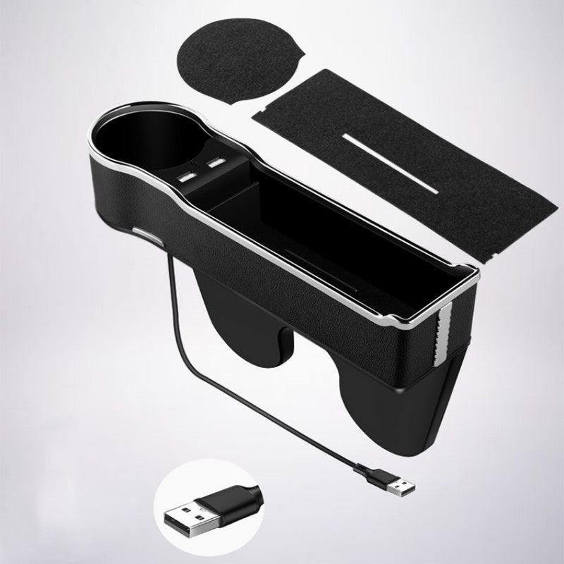 Car Seat Gap Oragnizer with USB Charger